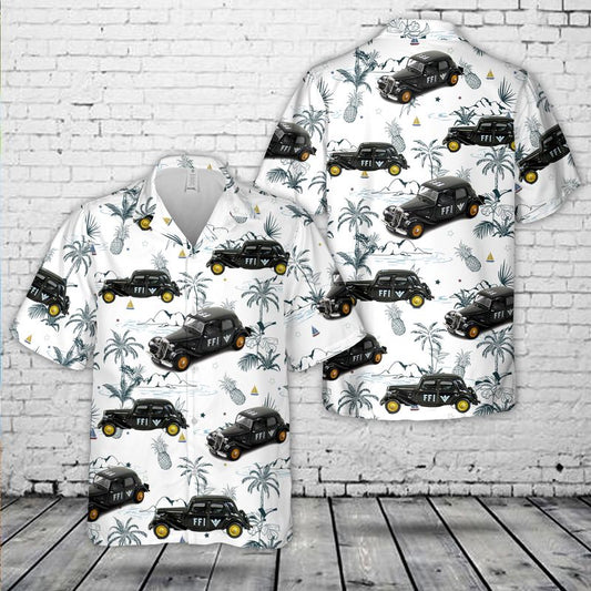 Citroen Traction 11 Legere (1944) Hawaiian Shirt