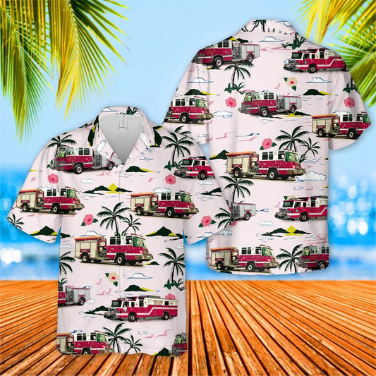 Oakland Fire Department Hawaiian Shirt