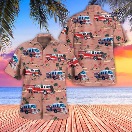 Howard's Creek Fire Department Hawaiian Shirt