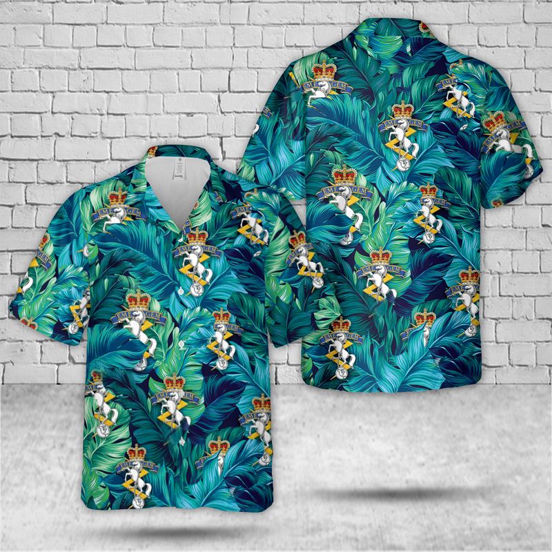 Canadian Army Corps of Royal Canadian Electrical and Mechanical Engineers Hawaiian Shirt