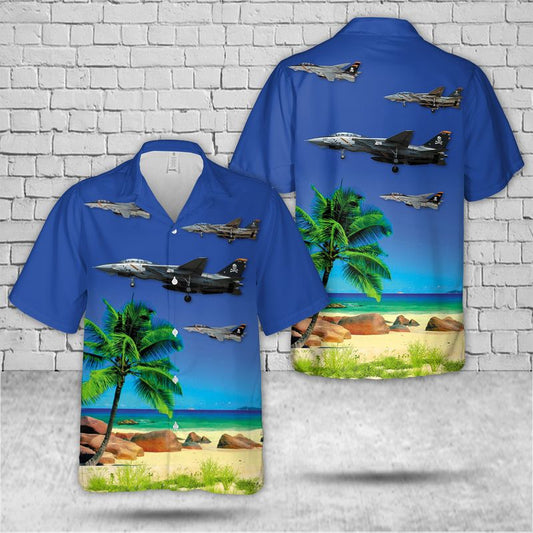US Navy VF-103 F-14B Hawaiian Shirt