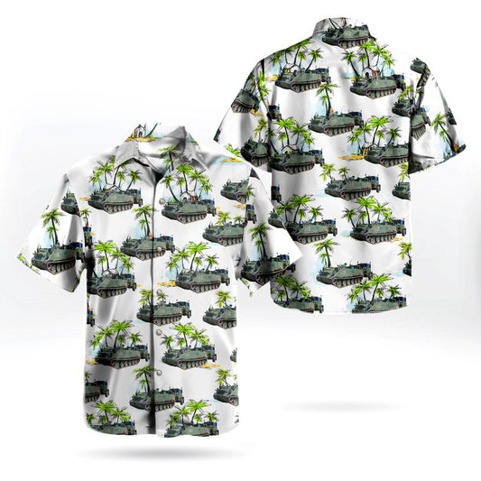Canadian Army ARVT Taurus (Armoured Recovery Vehicle) Hawaiian Shirt