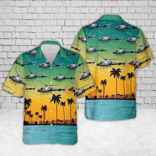 Phoenix Police Helicopter Hawaiian Shirt