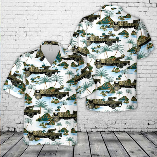 Royal Italian Army Lancia 3Ro transport truck Hawaiian Shirt