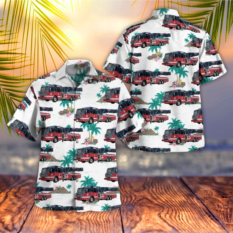 Garden City Park Fire Department, New York Hawaiian Shirt