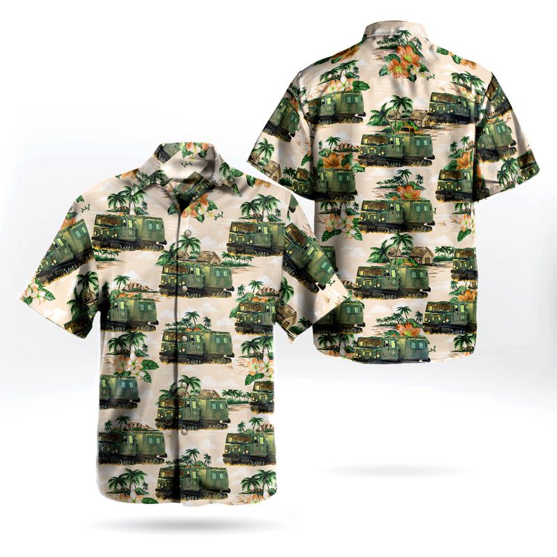 Swedish Army Bandvagn 206 Bv 206 Hawaiian Shirt