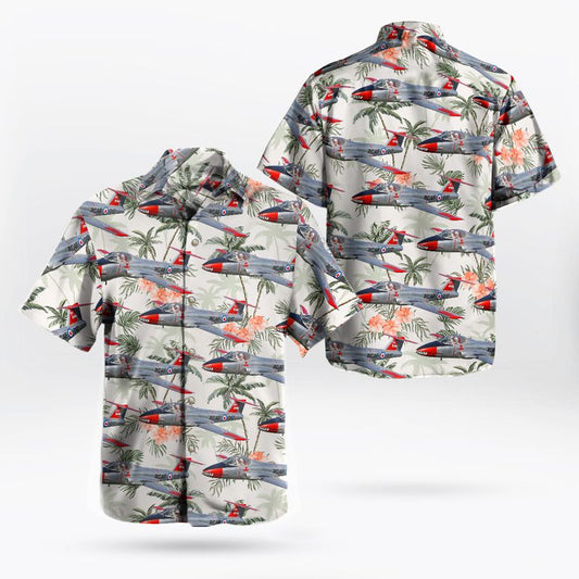 RCAF Canadair CT-114 Tutor Vintage Hawaiian Shirt