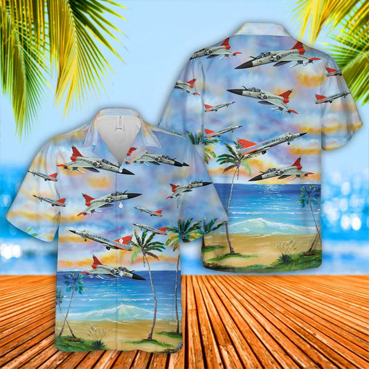 US Air Force Convair F-102 Delta Dagger Hawaiian Shirt