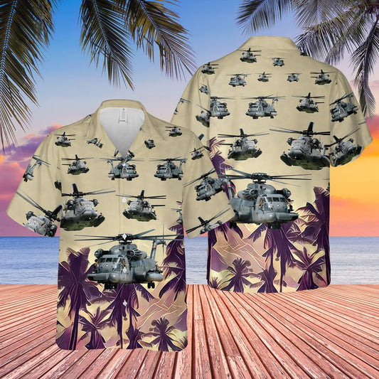 US Air Force Sikorsky MH-53 Pave Low Hawaiian Shirt