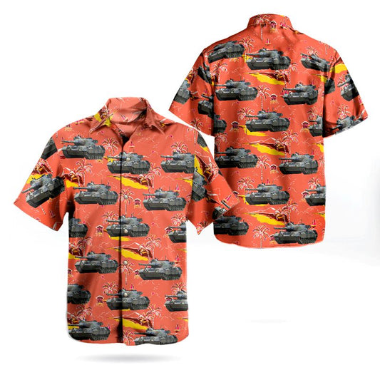 Belgian Land Component Leopard 1A5 Hawaiian Shirt
