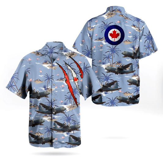 RCAF Lockheed CC-130H Hercules (C-130H/L-382) Hawaiian Shirt