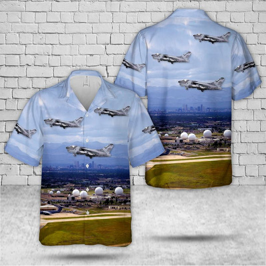 US Air Force Colorado Air National Guard 120th TFS, 140th TFW A-7D Corsair II Hawaiian Shirt