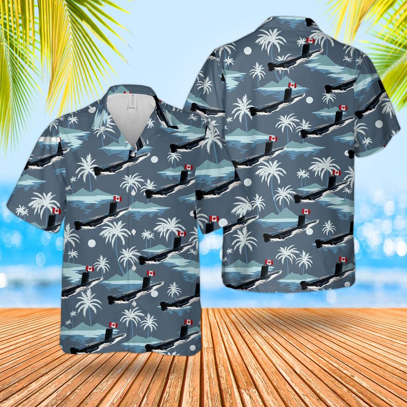 Royal Canadian Navy RCN Oberon-class submarine Hawaiian Shirt