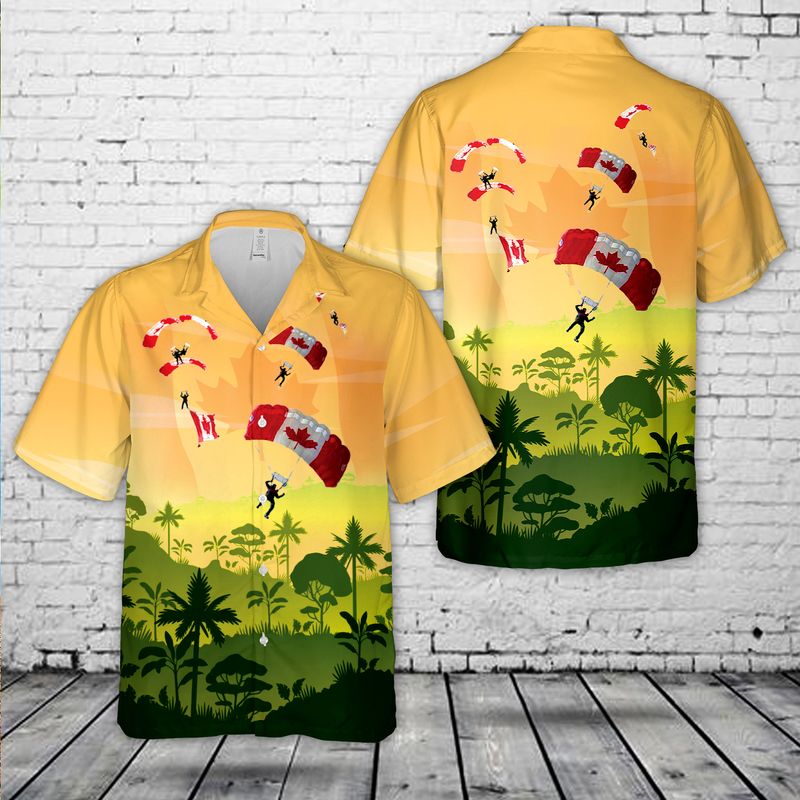 Canadian Army Paratrooper Hawaiian Shirt