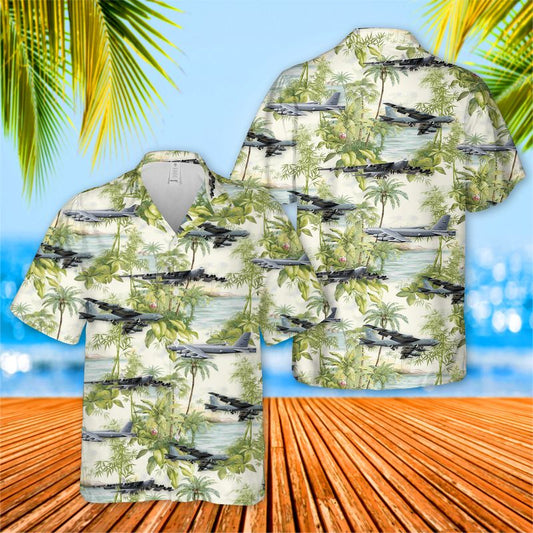 US Air Force Boeing B-52 Stratofortress Hawaiian Shirt