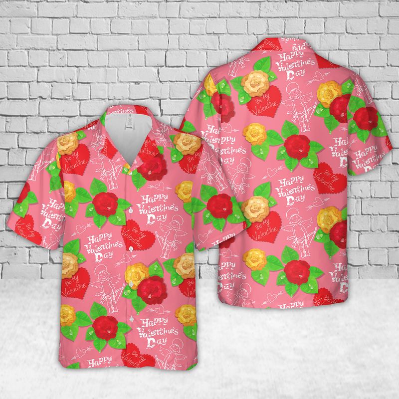 Valentine Love Cupid Hawaiian Shirt