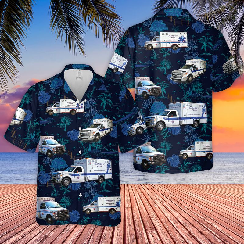 US Mamaroneck EMS Hawaiian Shirt