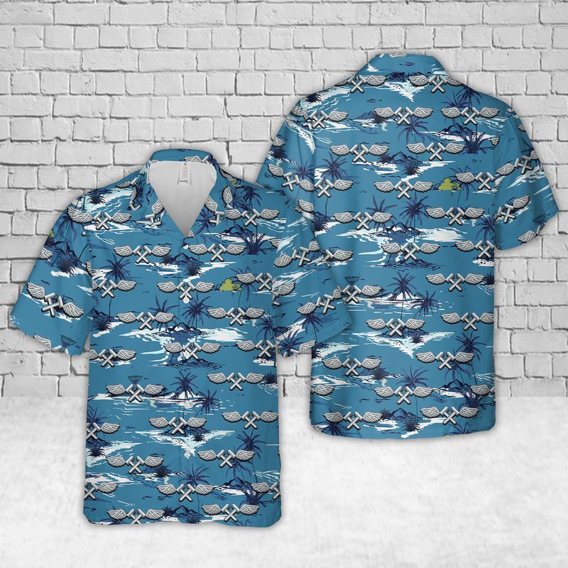 US Navy AM Hawaiian Shirt