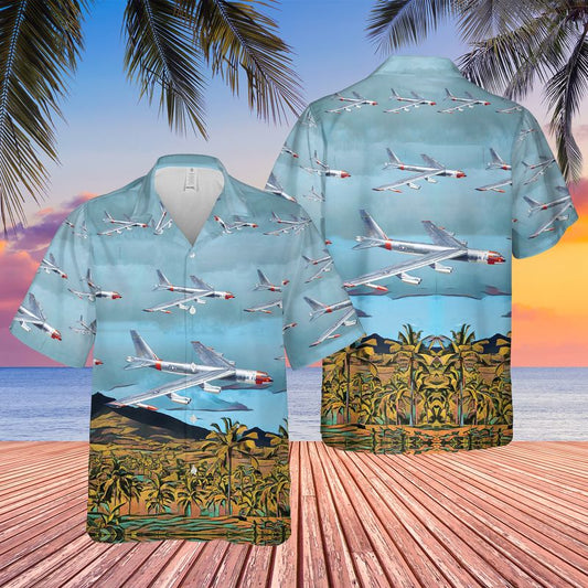 US Air Force Boeing B-52D Stratofortress Hawaiian Shirt