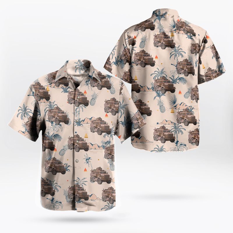 Canadian Army Cougar Hawaiian Shirt