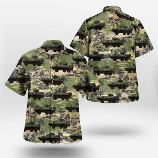 Canadian Army Grizzly AVGP Hawaiian Shirt