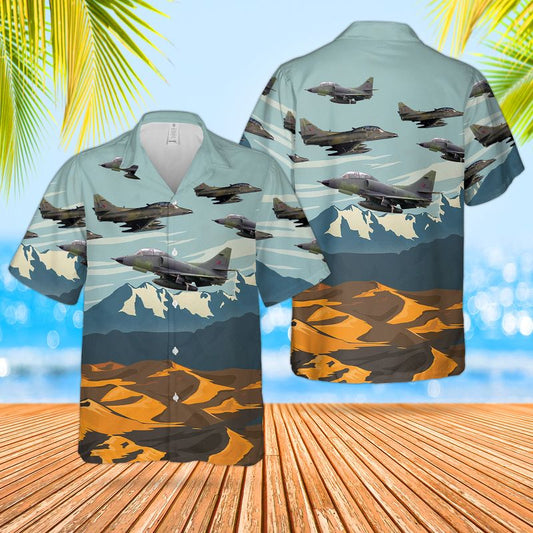 Royal New Zealand Air Force (RNZAF) A-4K/TA-4K Skyhawk Hawaiian Shirt