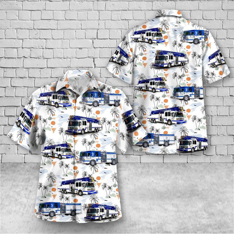 Ocean Isle Beach Fire Department, North Carolina Hawaiian Shirt