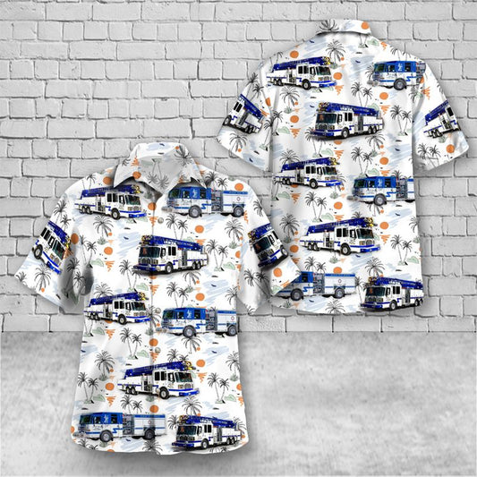 Ocean Isle Beach Fire Department, North Carolina Hawaiian Shirt