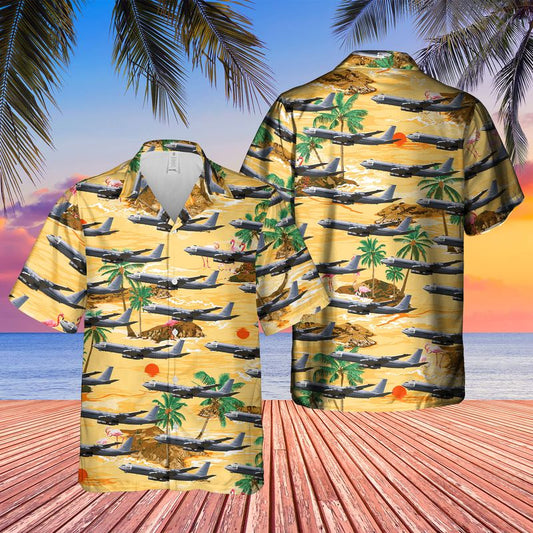 US Air Force Boeing 707-321B Hawaiian Shirt