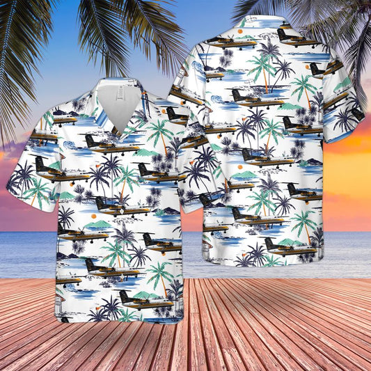 US Army Bombardier Dash 8-315 Hawaiian Shirt