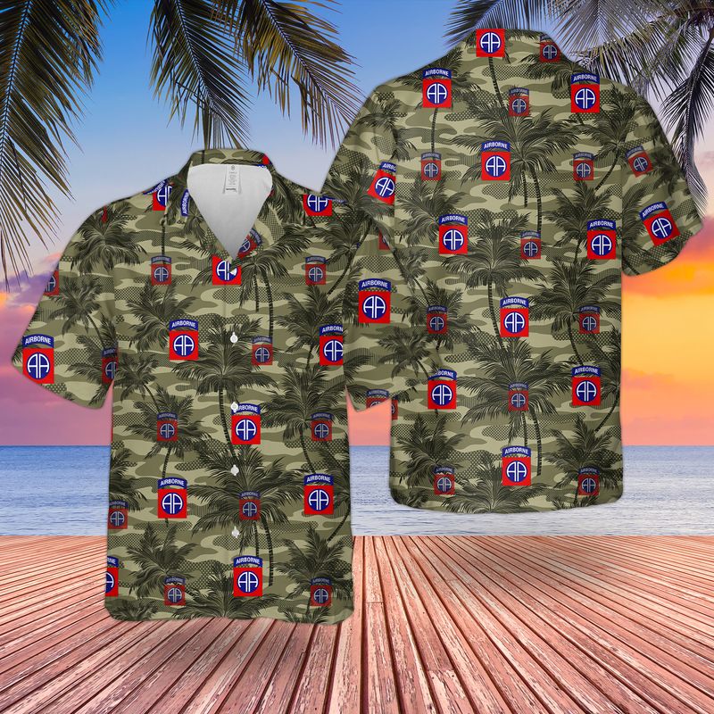 US Army 82nd Sustainment Brigade Hawaiian Shirt