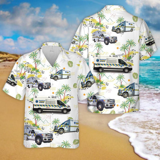US Westchester EMS Hawaiian Shirt