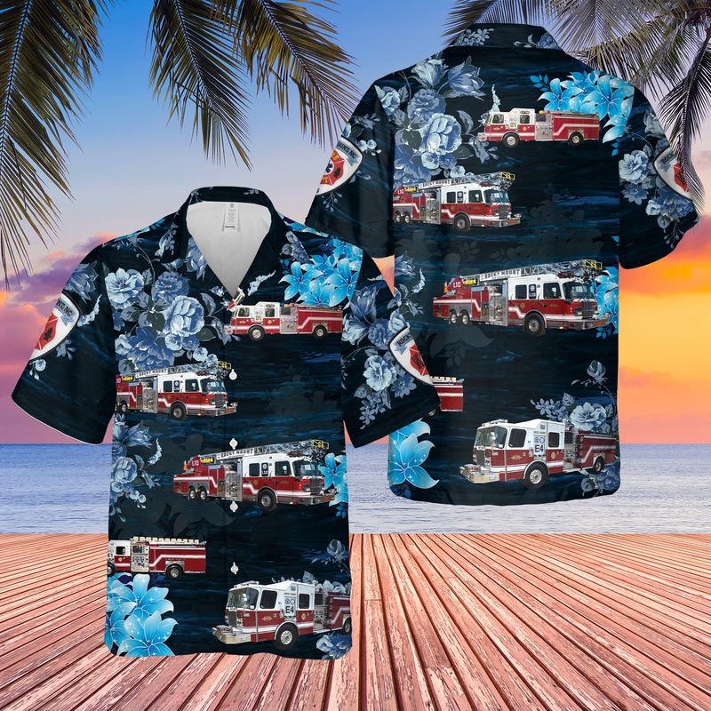 Rocky Mount Fire Department Hawaiian Shirt