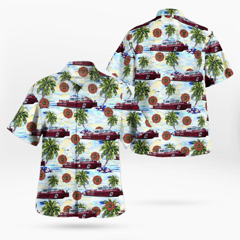 St. Louis Fire Department Stan Musial Hawaiian Shirt