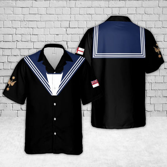 Royal Navy Submarine Service Uniform Hawaiian Shirt