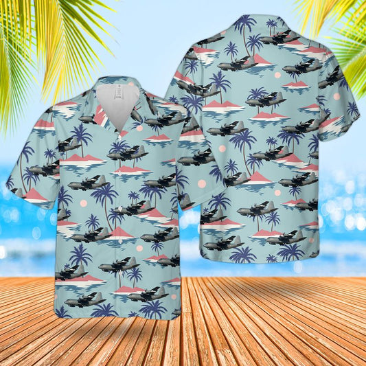 RCAF Lockheed Martin CC-130J Super Hercules 436 (T) Squadron Hawaiian Shirt