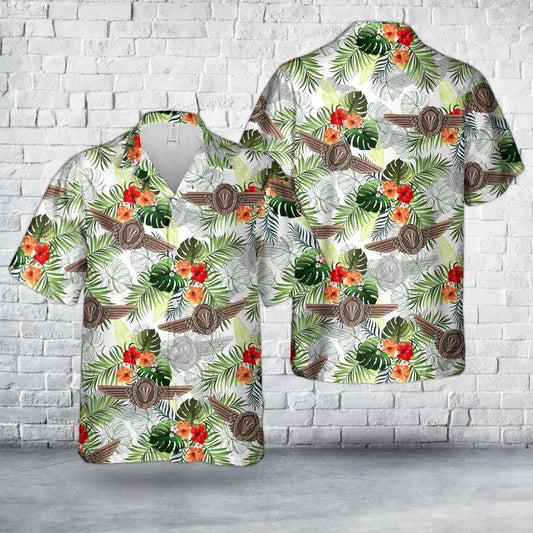 German Parachutist Foreign Jump Wings Hawaiian Shirt
