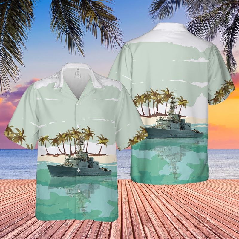 Royal Canadian Navy HMCS Iroquois (DDG 280) Hawaiian Shirt