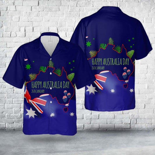 Happy Australia Day Hawaiian Shirt