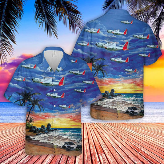 US Air Force Lockheed LC-130 Hawaiian Shirt