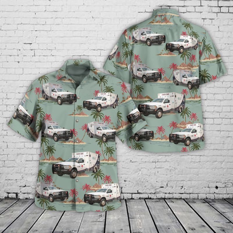 Gatesville, Texas, Coryell Memorial Healthcare System EMS Hawaiian Shirt