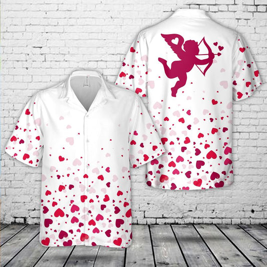 Valentine Cupid Hawaiian Shirt