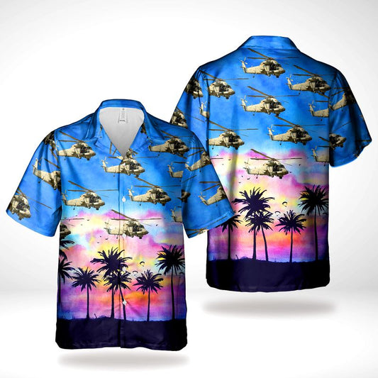 Royal New Zealand Navy RNZN HMNZS Kaman SH-2G Super Seasprite (K-894) Hawaiian Shirt