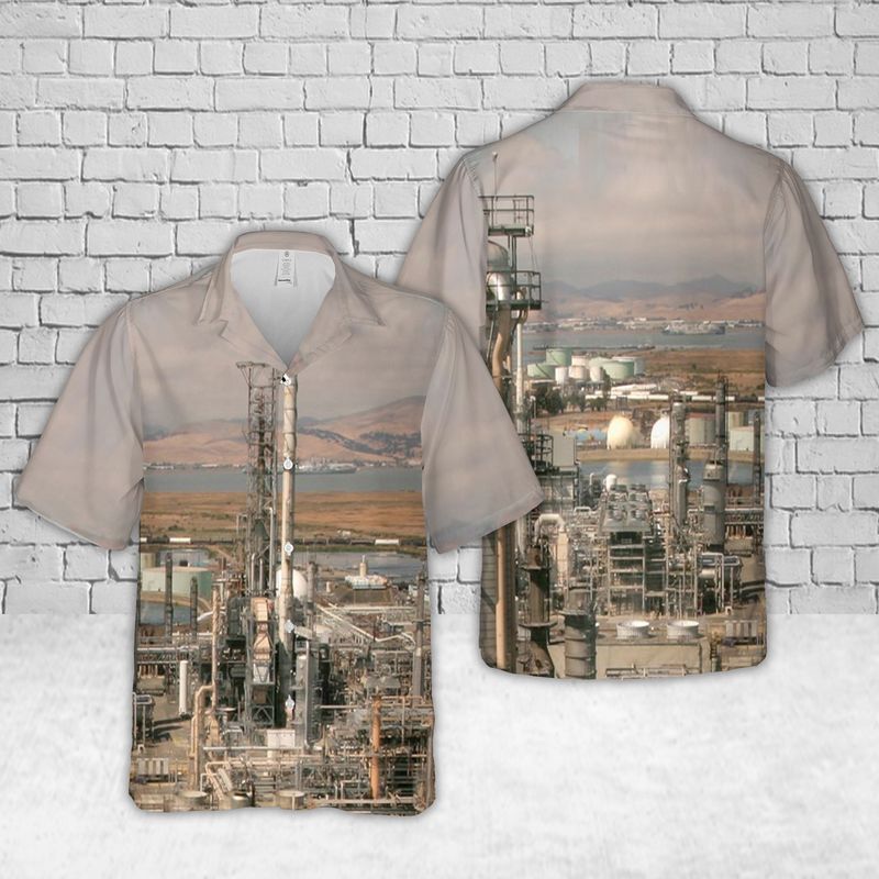 Martinez, California, Martinez Refinery American Oil Refinery Marathon Petroleum Corporation Hawaiian Shirt