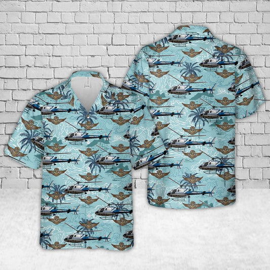 Phoenix Police Helicopter Hawaiian Shirt