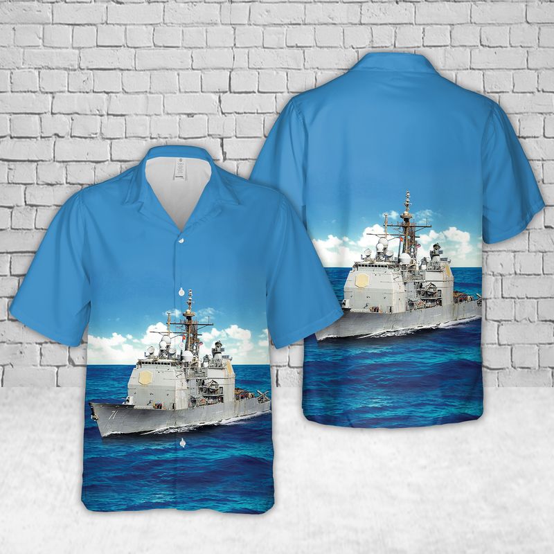 US Navy USS Cape St. George (CG-71) Hawaiian Shirt