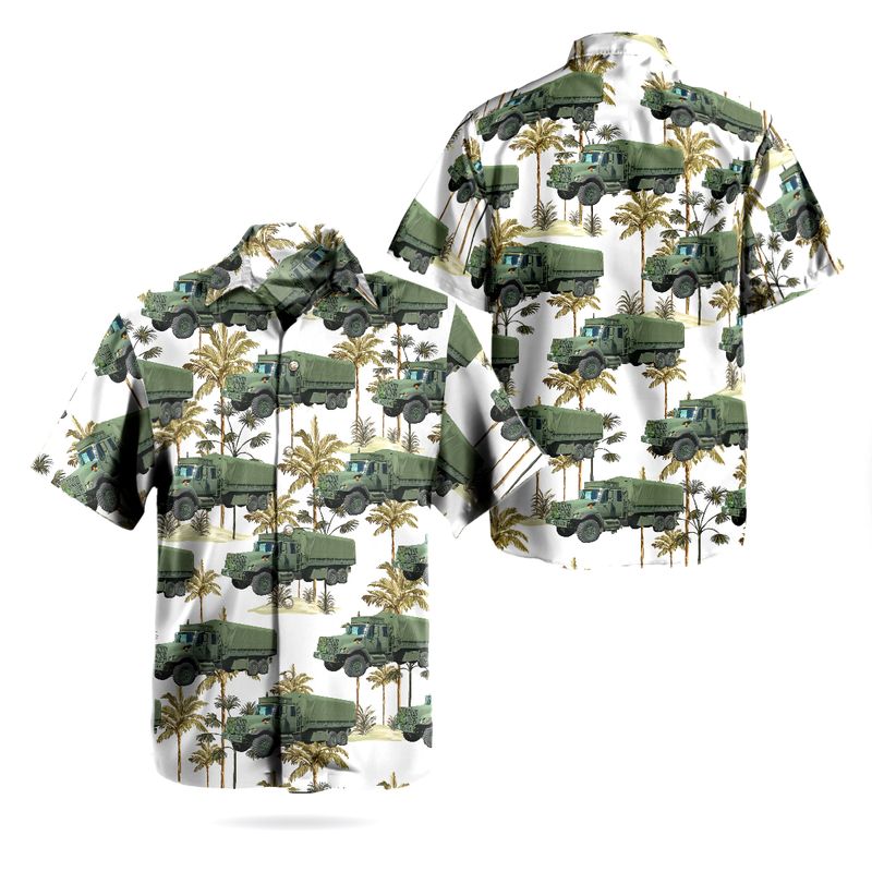 Canadian Army Cargo Troop Carrying Vehicle (TCV) Hawaiian Shirt