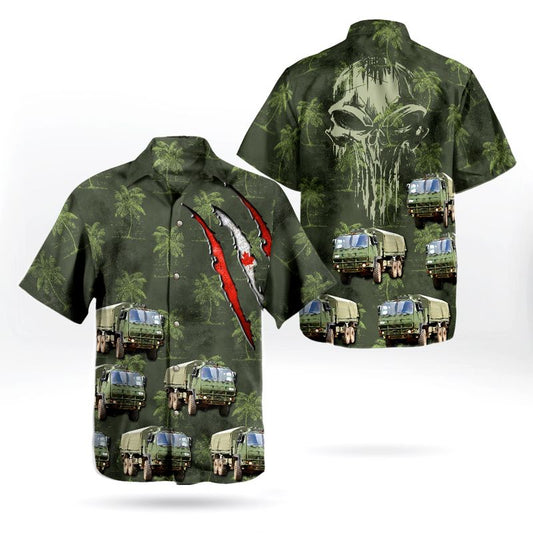 Canadian Army MSVS Truck Hawaiian Shirt