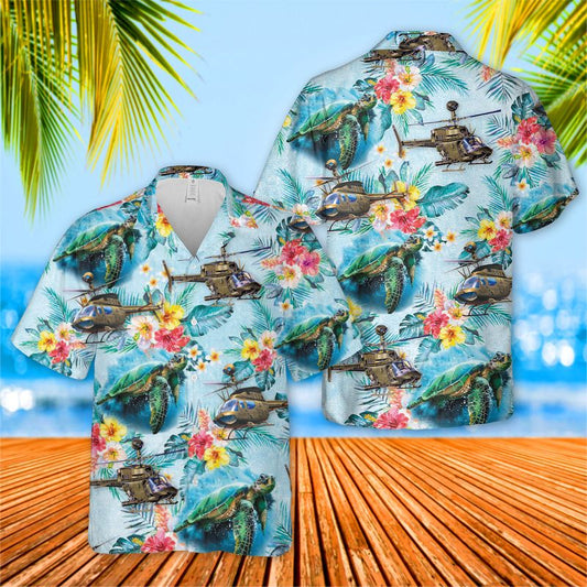 US Army Bell OH-58 Kiowa Hawaiian Shirt