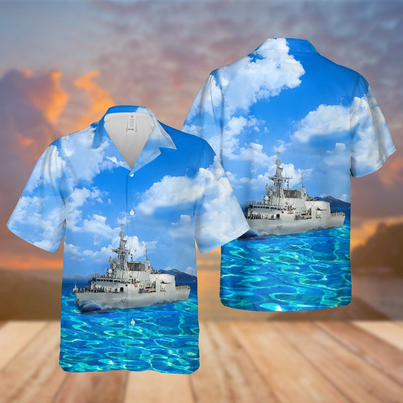 Royal Canadian Navy HMCS St. John's Hawaiian Shirt